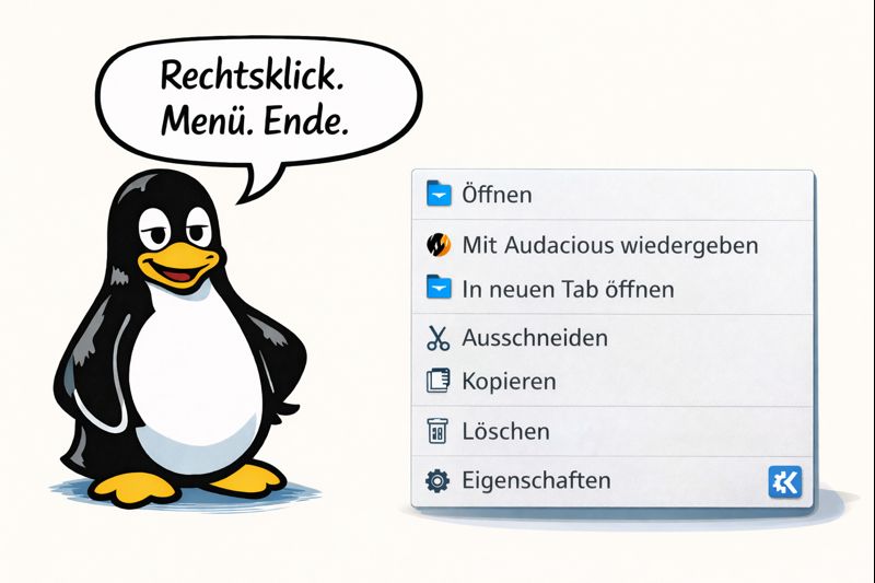 Das Windows-Kontextmenü und ich – …